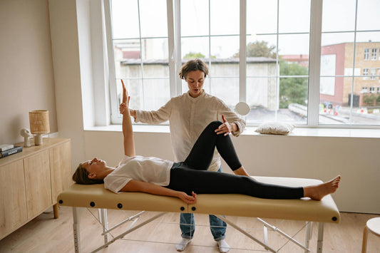 A person needing CBD cream for muscle pain
