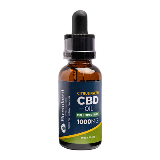 Citrus Fresh Full Spectrum CBD Oil 1000mg - Farmulated