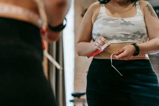 Woman seeing if CBD causes weight gain