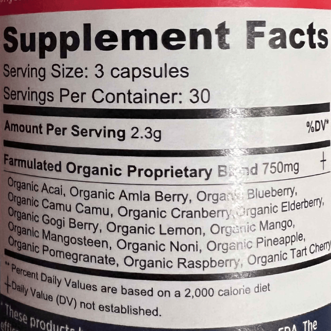 SuperFruit Organic Fruit Capsules – Farmulated