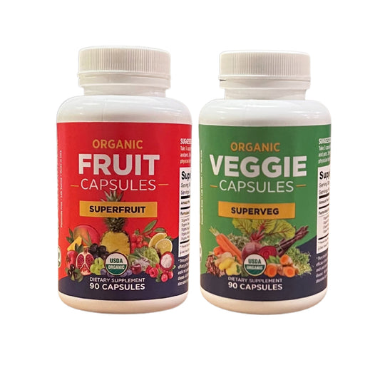 Organic Fruit & Veggie Capsule Bundle
